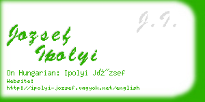 jozsef ipolyi business card